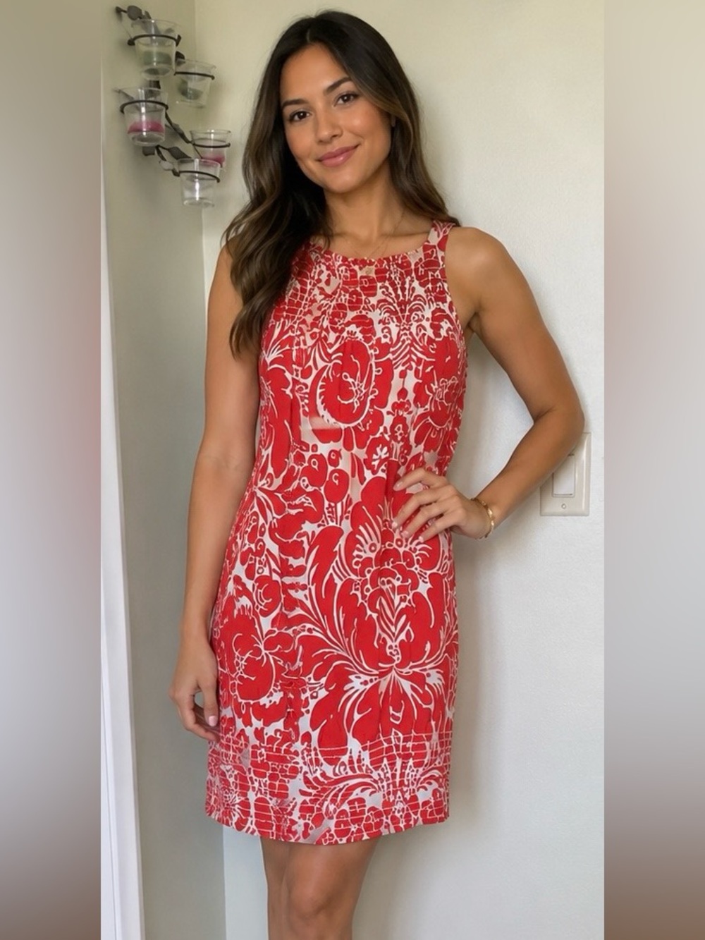 Diane Von Furstenberg floral dress size 6